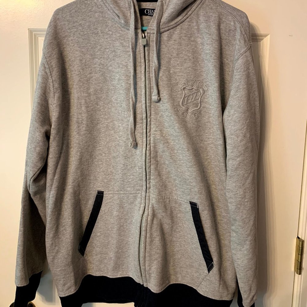 Gray Zip-Up Sweatshirt